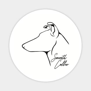 Proud Smooth Collie profile dog lover Magnet